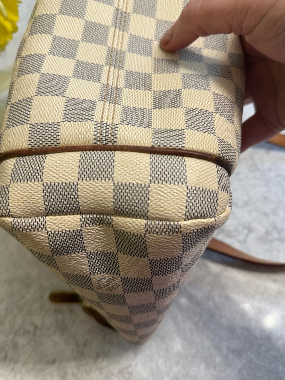 Louis Vuitton Totally PM Damier Azur Tote COA /Dust Bag